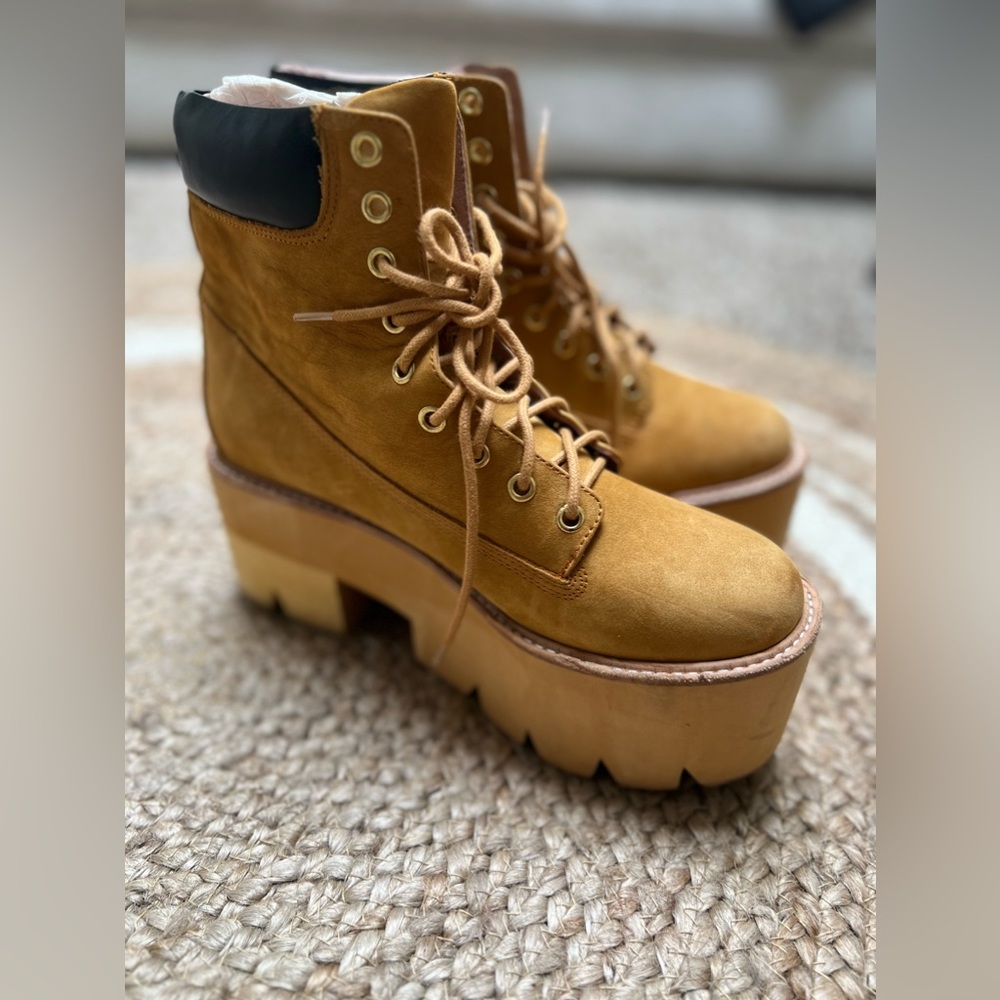 Jeffrey Campbell Stacked Combat Boots